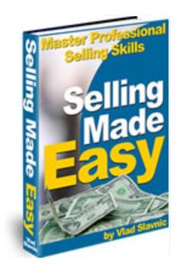 Product picture Selling Made Easy - Master Professional Selling Skills