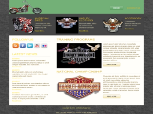 Product picture Harley Davidson Wordpress Theme - PLR