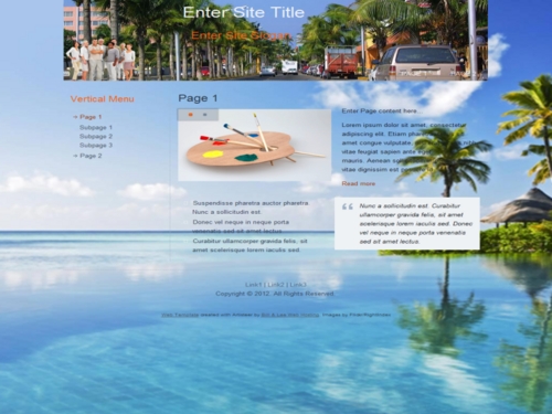 Product picture Vacation Templates - PLR