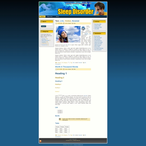 Product picture Sleep Disorder Templates - PLR